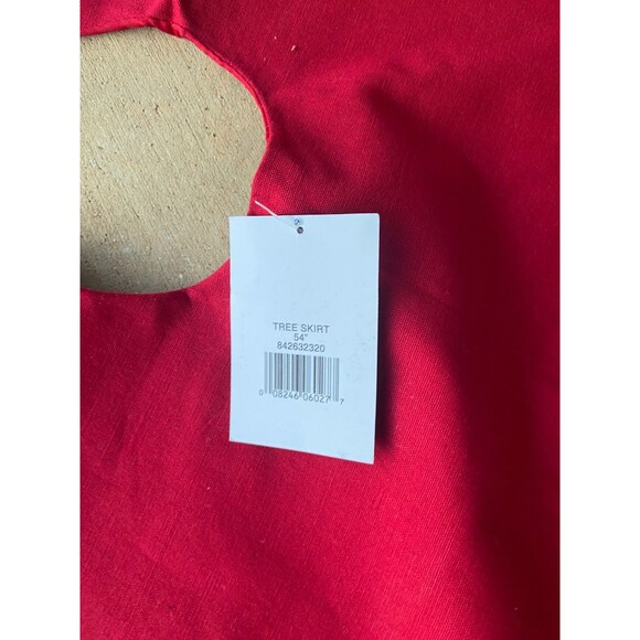 C & F Embroidered Reindeer Snowflake Lined Red White...
